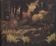 Henri Rousseau The Lion Hunter oil painting picture wholesale